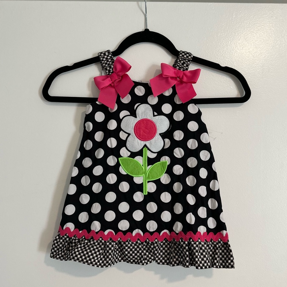 Jenny & Me sz 24mo flower polka dot baby dress